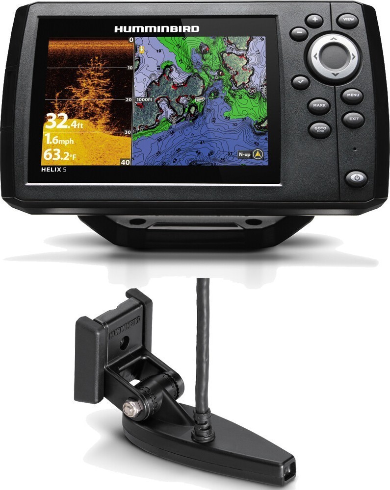 Обзор HELIX 5 CHIRP SI GPS G2. Эхолот встроенным GPS-модулем