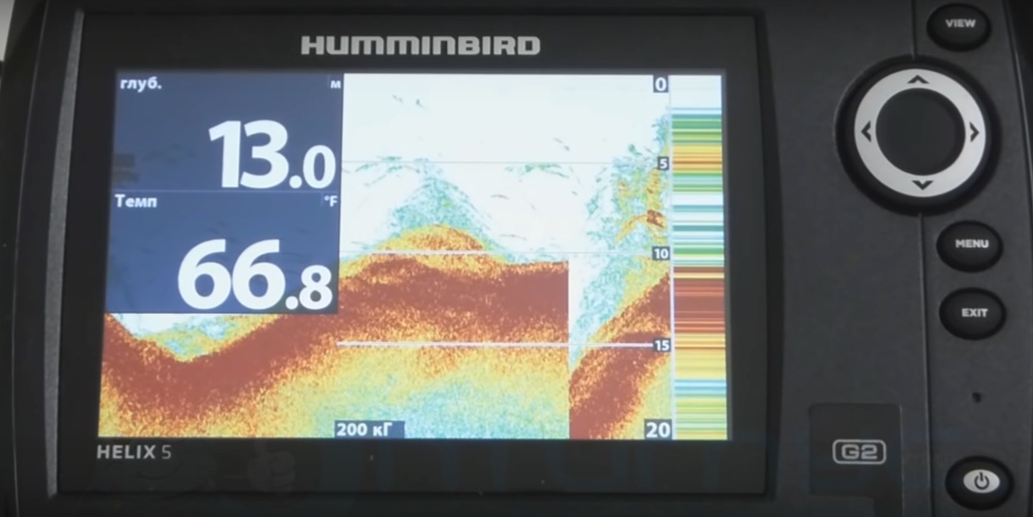 Обзор HUMMINBIRD HELIX 5 SONAR G2. Эхолот с функцией для подледной рыбалки